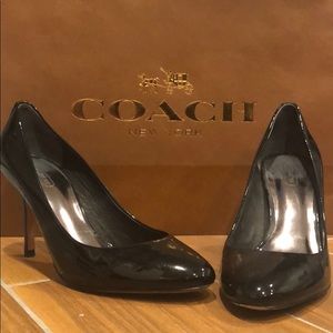 💕Coach Nala Patent Leather Pumps Black 8.5💕